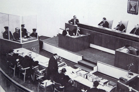 Archivbild des Eichmann-Prozesses