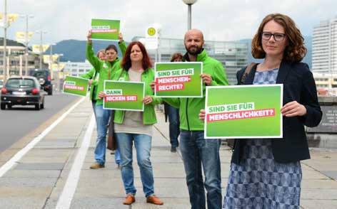 Grüne mit Antwort auf SPÖ-Plakataktion