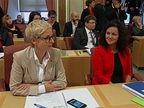 von links: LAg. und desig. Wirtschaftbundchefin Doris Hummer  und ÖVP-Klubchefin Helena Kirchmayr