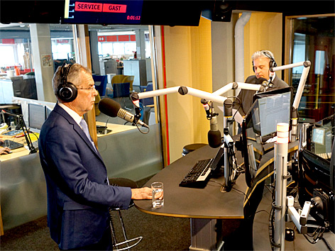 Alexander Van der Bellen zu Gast im ORF Landesstudio OÖ