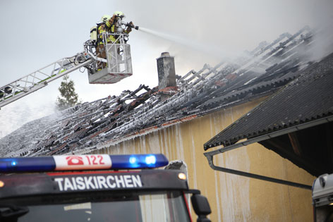 Großbrand in Taiskirchen