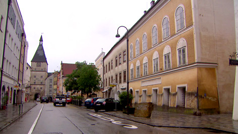 Hitlers Geburtshaus in Braunau