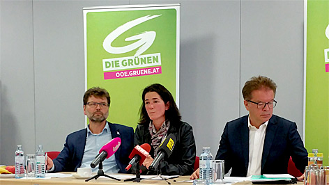 Gottfried Hirz, Maria Buchmayr, Rudi Anschober