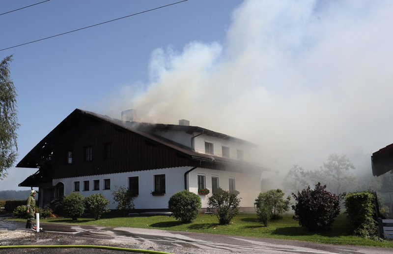 Wohnhausbrand in St. Marienkirchen am Hausruck